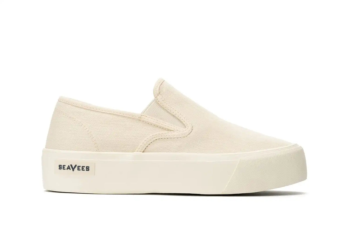 Womens - Baja Slip On Platform - Bleach