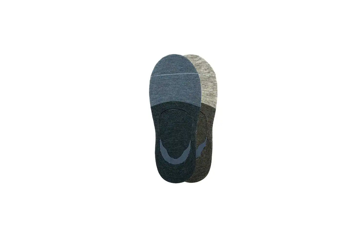 Mens Hideaways No Show Socks 2 Pack