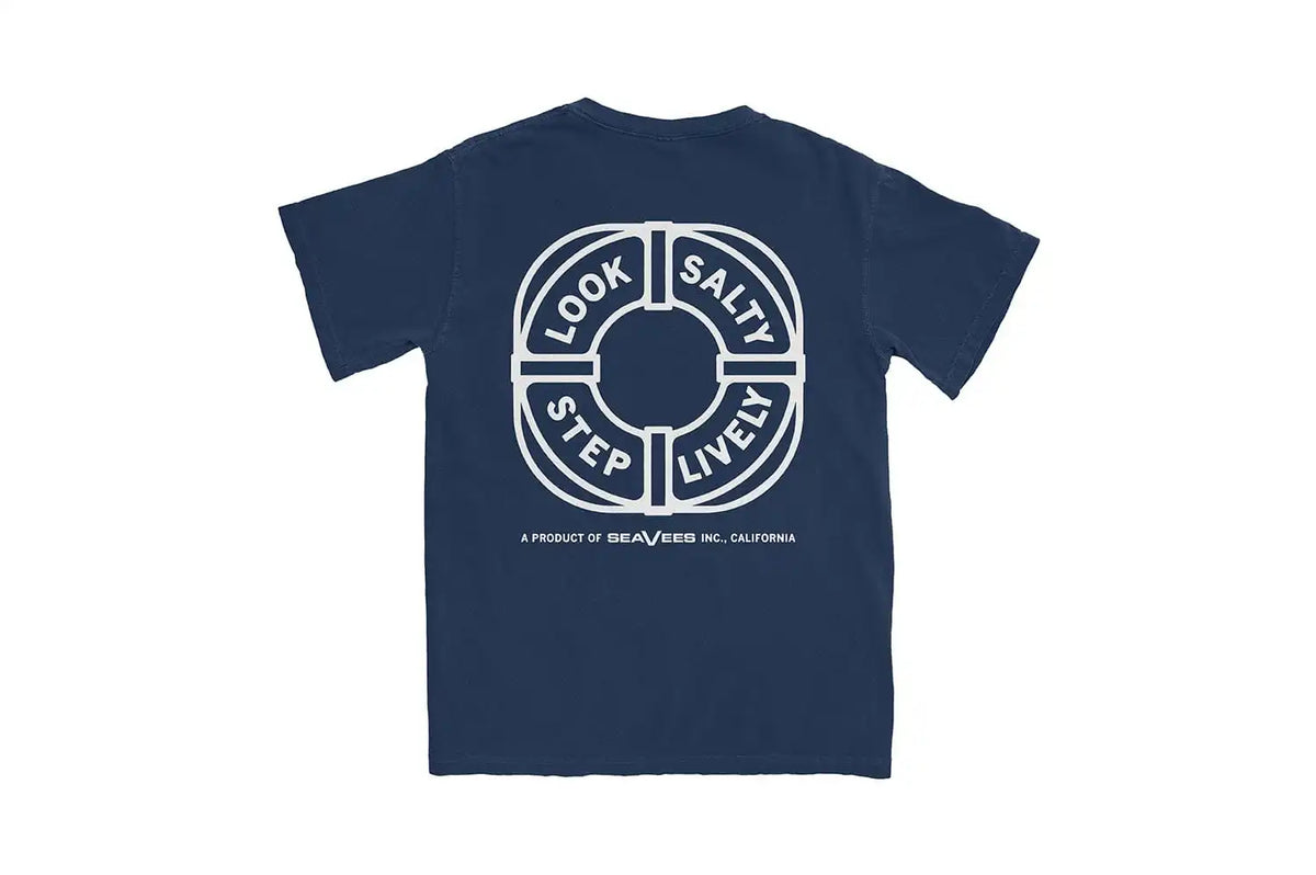 SeaVees - Life Ring Pocket Tee - Navy