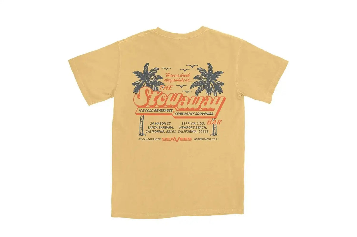 SeaVees - Stowaway Tee - Mustard